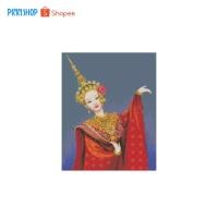 ราคา Pinn Shop ชุดปักครอสติช : หุ่นกระบอกไทย (TP-03) (15119316371)