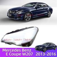 ราคา สําหรับ Mercedes Benz W207 Benz E Coupe W207 ไฟหน้า 2013-2016 E200 E260 Coupe ไฟหน้าฝาครอบไฟหน้าหมวก lampu depan เลนส์โคมไฟหัวแก้วเลนส์ Shell (56855723858)