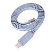 ราคา USB2.0 ชาย RJ45 ชาย CAT5 Serial Console สายแบนสําหรับ Cisco Routers Switches (53956345660)