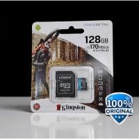 ราคา Kingston MicroSD Card Canvas Go Plus C10 V30 UHS-I U3 A2 170MB/s 128GB - SDCG3 - Tinari (40305651648)