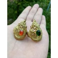 ราคา แหวนพญานาคเศียรคู่ พลอยนาคา (4056328730)