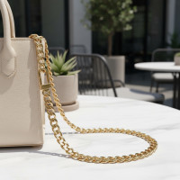 ราคา สายสะพายกระเป๋าแบบโซ่ถักมือ พร้อมสายโซ่สีทอง สําหรับเปลี่ยนสะพายไหล่ สีทอง (46450201014)