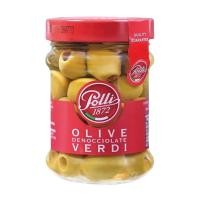 ราคา มะกอกเขียวแบบดองในน้ำเกลือ Polli Cerignola Olives 290ml. (50955430404)