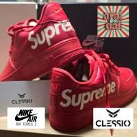 ราคา Nike Air Force 1 - 07 LV8 1 - Red and custom-made Supreme - New Limited Edition (29509427800)