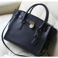 ราคา *ของแท้* กระเป๋าหนัง ไมเคิลคอรส์ สีดำ Michael Kors Authentic Black Leather Tote (24475761176)