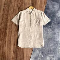 ราคา เสื้อเชิ้ตผ้าลินิน Uniqlo (58056789758)