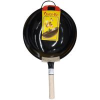 ราคา กระทะลึกเหล็ก COLOR KIT 36 ซม. ด้ามดำ (24983450556)