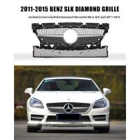 ราคา ใช้ได้กับกระจังหน้า Mercedes-Benz SLK R172 ปี 2011-2015 แบบดัดแปลงลายดาว SLK200 และ SLK300 (40126088209)