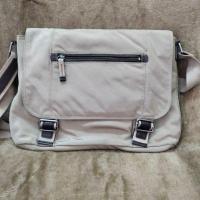 ราคา (มือ2)กระเป๋าคอสบอดี้BananaRepublicสีครีม (24816399496)