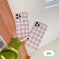 ราคา [ พร้อมส่งจากไทย] เคสไอโฟนมินิมอล งานล็อกกล้อง หนังสก๊อตม่วง (10015616854)