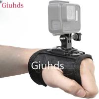 ราคา 360 Degrees Wrist Band Arm Strap Belt Tripod Mount for GoPro Hero 12 11 10 9 8 7 6 Camera Fist Adapter for Go Pro (25512385037)