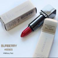 ราคา New✨burberry lipstick kisses -สี military red (117420375)