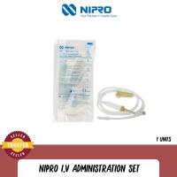 ราคา Nipro สายชุดให้น้ำเกลือ(20 drops/ml) Sterile [1 Unit] IV Administration Drip Set (27017000804)