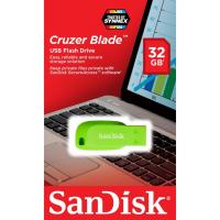 ราคา SanDisk Flash Drive CRUZER BLADE 32GB Green USB2.0 (SDCZ50C_032G_B35GE) Memory แฟลชไดร์ฟ แซนดิส ประกัน Synnex 5ปี (5711306186)