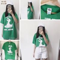 ราคา Delta เสื้อยืด Oversize ลายไดโนเสาร์ (17694394069)