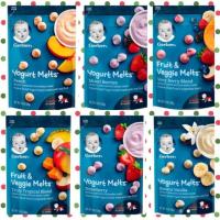 ราคา **พร้อมส่ง** Gerber Yogurt Melts ขนมสำหรับเด็ก 8เดือนขึ้นไป (453169040)