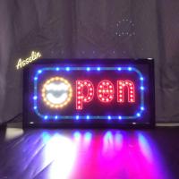 ราคา ป้ายไฟสำเร็จรูป รุ่น Open ป้ายไฟLED ตกแต่งร้านค้า (ขนาด48X25X2ซม.) มีบริการรับทำป้ายไฟ LED (44251912713)