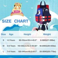 ราคา ➧ Gogokids เสื้อกั๊กใส่ตกปลากันน้ำการ์ตูนฉลามเสื้อชูชี (25830967941)