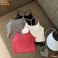 ราคา เสื้อครอปผูกเข็มขัดสำหรับผู้หญิง ออกแบบเพื่อสวมใส่ง่าย มีสายสะพายไหล่คู่ เปิดหลัง (43528221227)