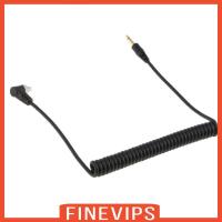 ราคา [Finevips] 3.5 มม. 1/8" Plug to Male Flash PC Sync Cord ขยายสายสปริงสําหรับ SLR (48906222338)