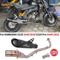 ราคา For Kawasaki Z125 Until 2018 Z125 Pro Until 2022 Motorcycle Exhaust Escape Modified Full System Fro (52455575816)