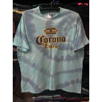 ราคา เสื้อยืดแนววินเทจ มัดย้อมเบียร์ corona (56901210181)