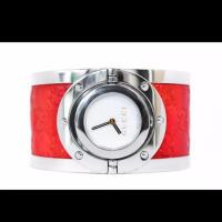 ราคา ส่งต่อ GUCCI Twirl White Stainless Steel with Red Leather Ladies Watch Item No. YA112435 (498310089)
