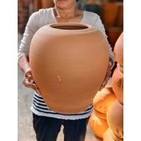 ราคา โอ่งกระถางดินเผาแบบเจาะรูมีรูตรงท้ายโอ่งเก็บน้ำไม่ได้ จัดน้ำพุ ปลูกต้นไม้ได้ (27524859600)