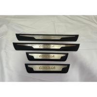 ราคา สคัพเพลทบันได กันรอยสแตนเลส TOYOTA COROLLA ปี 2014-2021 (1ชุด มี4ชิ้น) (24584757212)