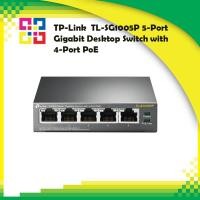 ราคา TP-Link TL-SG1005P 5-Port Gigabit Desktop Switch with 4-Port PoE (20929982165)