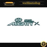 ราคา สติ๊กเกอร์ Sticker MIGHTY X SGL สี White, Black Hilux Mighty X Toyota 2, 4 ประตู ปี1988 - 1997 (8211005748)