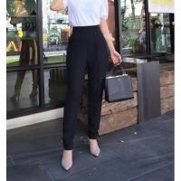 ราคา กางเกงผ้าวูลเวฟขอบเรียบ (3256848108)