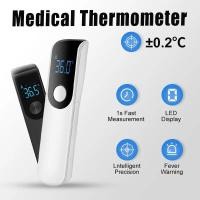 ราคา Medical Temperature Infrared Thermometer Forehead Digital Non-contact Thermomete LED Display Fever (54803709766)