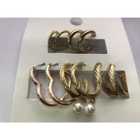 ราคา Forever 21 ต่างหูห่วงเซ็ท มีทั้งหมด 5 คู่ มีห่วงใหญ่รูปหัวใจสี rose gold, ห่วงใหญ่+ไข่มุก, ห่วบใหญ่เกลียว (14434896417)