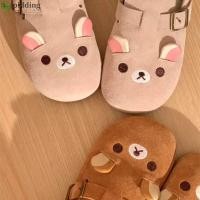ราคา PIDDING อะนิเมะ Periphery, การ์ตูนด้านล่างหนา Rilakkuma รองเท้าผู้หญิง, ความสูงย้อนยุคน่ารักเพิ่มรองเท้าแตะ Rilakkuma (28491523116)