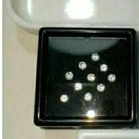 ราคา 1.5 มิล 50เม็ด พลอยแท้ เพทาย กัมพูชา สีขาวไฟเพชร ทรงกลม เหมาะทำแหวนแถว แหวนเรียง ฝังกรอบพระ พลอยแท้จากธรรมชาติ (21873525446)