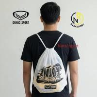 ราคา **ของแท้ส่งไว**Grand sport กระเป๋าใส่รองเท้า กระเป๋าใส่บอล ผ้าร่มอย่างดีขนาดกระทัดรัด กระเป๋าหูรูด ขนาด 34* 40 ซม.373853 (43969916482)