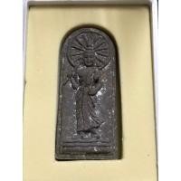 ราคา พระขุนแผนขมตลาด ปี 64 หลวงปู่สอน สิริธัมโม เนื้อผงใบลานสีดำ ป้องกันภัย (23071524723)