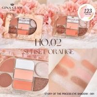 ราคา G61 Gina Glam Story Of The Princess Eye Shadow จีนา แกรม อายแชโดว์ทาเปลือกตา ✨ (27075679219)