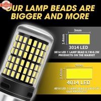 ราคา จัดส่งจากกรุงเทพ หลอดไฟถอย หลอดไฟถอยLEDรถยนต์ ไฟถอย LED 144ชิพ สว่างตาแตก สีขาว ขั้ว1156 priceต่อ2หลอด หลอดไฟถอยหลัง ไฟท (43812631851)