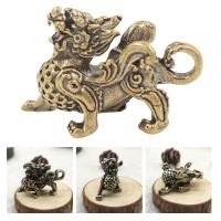 ราคา Fine Elegant ทองเหลือง Fengshui รูปปั้นมังกรสําหรับ Fengshui Luck Collectible (41678557665)