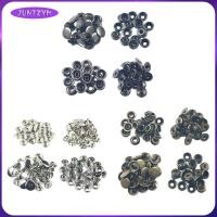 ราคา [juntzym] 50 ชุด Snap Fasteners กดปุ่มสตั๊ดเย็บผ้าสําหรับซ่อมกระเป๋ากางเกงยีนส์หนัง (44557144017)