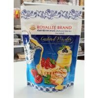 ราคา (โฉมใหม่) ผงคัสตาร์ด แป้งคัสตาร์ด ราดหน้าขนม ทำไส้ขนม ตรา รอยัลลี่ 300 กรัม (7118401913)
