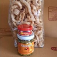 ราคา ชุดแคบหมู. 200 กรัม /น้ำพริกหนุ่ม. 1ขวด/น้ำพริกตาแดง 1กระปุก (26723375926)