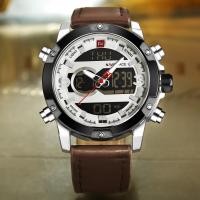 ราคา หรูหราในราคาเบาๆนาฬิกาข้อมือชาย กันน้ำ naviforce watch แท้ รุ่นNF9097-SWD.BN สายหนัง ของแท้100% (885039642)
