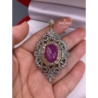 ราคา จี้ทับทิมแท้ เข็มกลัด พลอยแท้ (10865300372)
