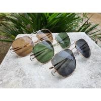 ราคา แว่นตากันแดด แว่นกันแดดเลนส์กระจกแท้100% ทรงAO uv400 (12528535044)