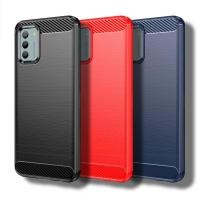 ราคา สําหรับ Nokia G22 สําหรับ Nokia G22 4G 6.5 นิ้วคาร์บอนไฟเบอร์ซิลิโคนกันกระแทกกันชนสําหรับ Nokia G22 Coque (50001698572)