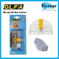 ราคา Olfa MC-45/2B เครื่องตัดเสื่อ 45 องศา (พร้อมใบมีด 2 ใบ) สําหรับ Hobby Craft & Utility (ใบมีดเติม MCB-1) (51650313379)