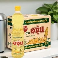 ราคา (ยกลัง 12 ขวด) น้ำมันถั่วเหลือง ตราองุ่น ขนาด 1 ลิตร (40072769884)